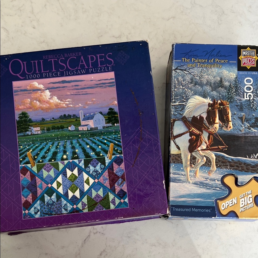 Countryside 2 Puzzle Bundle- 500 and 1000 Pieces